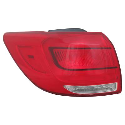 Rareelectrical - New Halogen Outer Left Tail Light Compatible With Kia Sportage Ex Sport Utility 4 Door 2.0L 2014