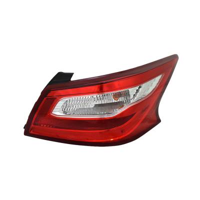Rareelectrical - New Outer Right Tail Light Compatible With Nissan Altima 2016-2017 26550-9Hs0a 265509Hs0a Ni2805106