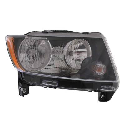 Rareelectrical - New Right Headlight Compatible With Jeep Compass North Sport Utility 4 Door 2.0L 2.4L 2013 2014 2015