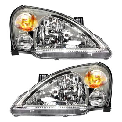 Rareelectrical - New Halogen Headlight Compatible With Suzuki Aerio Gs S Sedan 2002-2003 By Part Number 3512054G00