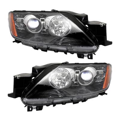 Rareelectrical - New Pair Of Halogen Headlight Compatible With Mazda Cx-7 Sport 2007-2009 By Part Number Eg21-51-0K0j