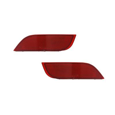 Rareelectrical - New Pair Of Reflector Lights Compatible With Subaru Wrx Wagon 2013-14 84281Fg000 Su1185100