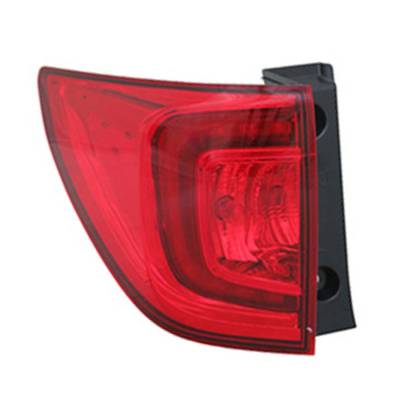 Rareelectrical - New Left Tail Light Compatible With Honda Pilot Ex Ex-L Lx Elite Sport 2016 33550-Tg7-A01