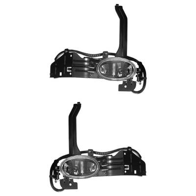 Rareelectrical - New Pair Of Daytime Running Lights Compatible With Honda Accord 3.5L 2008 2009 2010 By Part Numbers