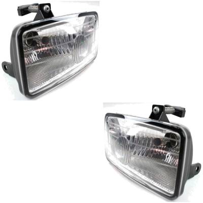 Rareelectrical - New Pair Of Daytime Running Lights Compatible With Chevrolet S10 2.2L 4.3L 2000 2001 2002 2003 By