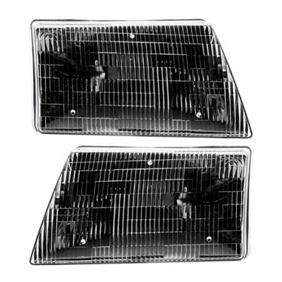 Rareelectrical - New Pair Of Headlights Compatible With Mazda B2500 B3000 Se Extended Pickup 1998 1999 2000 By Part