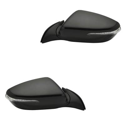 Rareelectrical - New Pair Of Mirror Compatible With Kia Forte5 Forte 2017 2018 By Ki1321215 Ki1320215 8150171 8150172