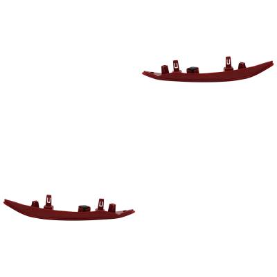 Rareelectrical - New Pair Of Reflector Lights Compatible With Mazda Cx-9 2016 2017 2018 2019 2020 2021 2022 2023 By