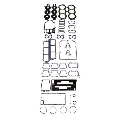 Rareelectrical - New Powerhead Gasket Kit Compatible With Johnson/Evinrude 6 Cyl 3.625 Bore Cross Flow 235 Hp 6 Cyl