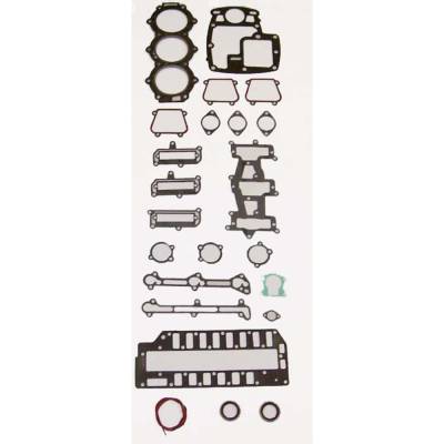 Rareelectrical - New Powerhead Gasket Kit Compatible With Chrysler/Force 3 Cyl 3.375 Bore Sport-Jet 90Cc 3 Cyl 3.375