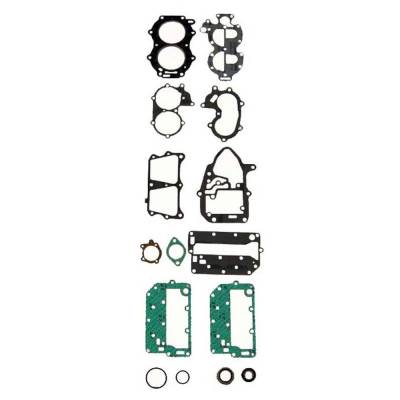 Rareelectrical - New Powerhead Gasket Kit Compatible With Johnson/Evinrude 2 Cyl 3.000 Bore Cross Flow 30 Hp 2 Cyl