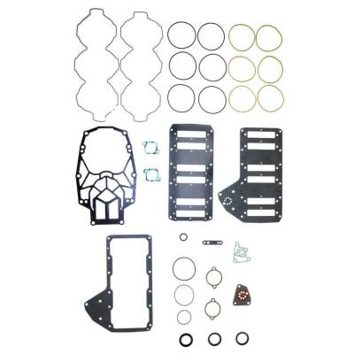 Rareelectrical - New Powerhead Gasket Kit Compatible With Mariner Mercury 6 Cyl 3.6265 Bore 3L Optimax 225 Hp 6 Cyl