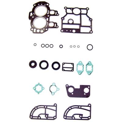 Rareelectrical - New Powerhead Gasket Kit Compatible With Yamaha 2 Cyl 4 Stroke 9.9 Hp By 6G8-W0001-A3-00