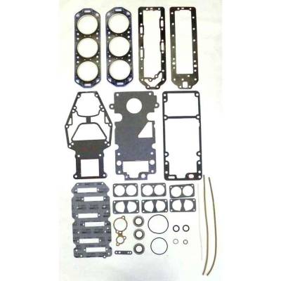 Rareelectrical - New Powerhead Gasket Kit Compatible With Mercury 6 Cyl 3.501 Bore 2.5L Sport Jet 175 Hp By