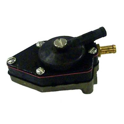 Rareelectrical - New Large Fitting Fuel Pump Compatible With Johnson/Evinrude 4 Cyl 3.500 Bore Cross Flow 115 Hp