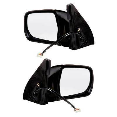 Rareelectrical - New Pair Of Door Mirrors Fits Toyota Highlander Base 01-07 8791048160 8794048160
