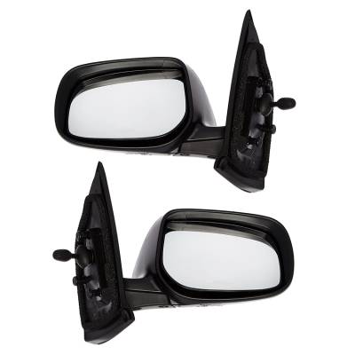 Rareelectrical - New Door Mirrors Pair Fits Toyota Yaris Sedan 2009-2010 8794552050 8791552030