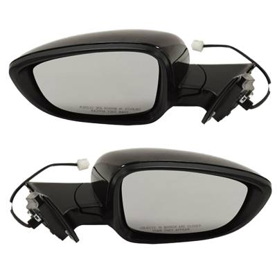 Rareelectrical - New Pair Mirror Compatible With Honda Accord Lx Sport Plus Se Sedan 4-Door 1.5L 2018 2019 2020 2021