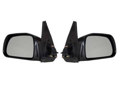 Rareelectrical - New Door Mirror Pair Compatible With Toyota 01-04 Tacoma Dlx Manual To1321160 70037T 70038T