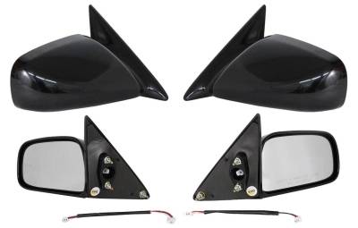 Rareelectrical - New Door Mirror Pair Compatible With Toyota 97-01 Camry Power W/O Heat To1320139 87940-33150-C0