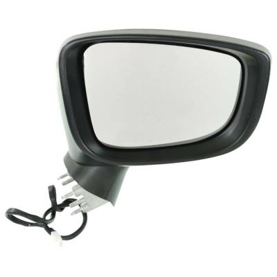 Rareelectrical - New Right Mirror Compatible With Mazda 3 Gt I Sport Grand Touring Gs S Sv Gx Hatchback Sedan 4-Door