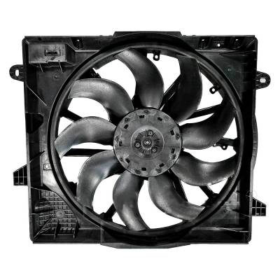 Rareelectrical - New Pa Gf Dual Radiator And Condenser Fan Compatible With Jeep Gladiator Altitude Launch Edition
