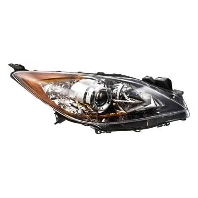 Rareelectrical - New Right Halogen Headlight Compatible With Mazda 3 Hatchback 2010-2013 By Part Number Bbm4-51-0K0k