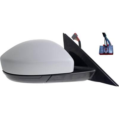 Rareelectrical - New Right Mirror Compatible With Jaguar F-Pace 300 Base Checkered Flag First Edition Portfolio