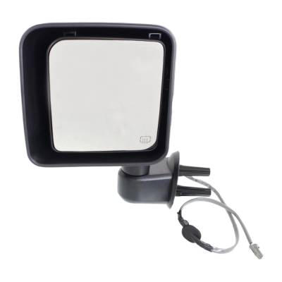 Rareelectrical - New Left Mirror Compatible With Jeep Wrangler 3.6L 2014-2014 By Part Numbers Ch1320392 5Sj43dx8aa