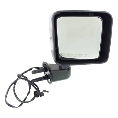 Rareelectrical - New Right Mirror Compatible With Jeep Wrangler Jk Wrangler 3.6L 2015 2018 By Part Numbers Ch1321391