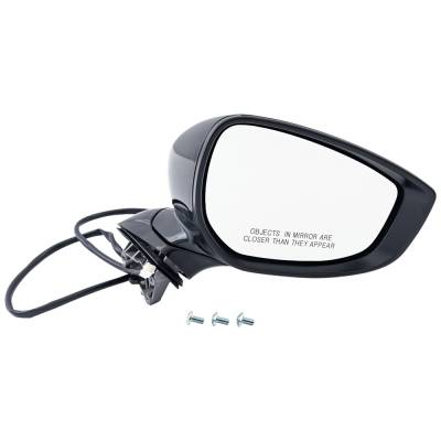 Rareelectrical - New Right Mirror Compatible With Mazda 3 2.0L 2.5L 2019-2020 By Part Numbers Ma1321232