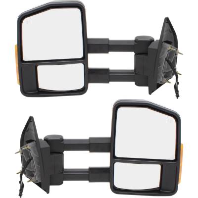 Rareelectrical - New Left Mirror Compatible With Ford F-350 Super Duty F-450 Super Duty F-250 Super Duty F-550 Super