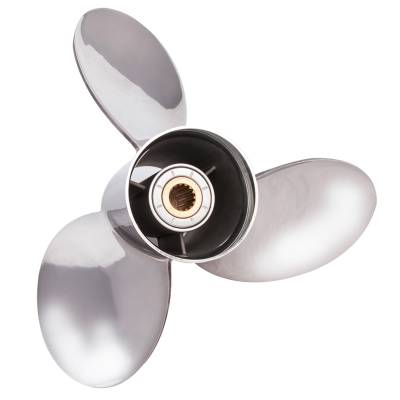 Rareelectrical - New 150-300 Hp Thru Hub Exhaust 4-3/4'' Gearcase Clockwise Propeller Compatible With Suzuki Df150tg
