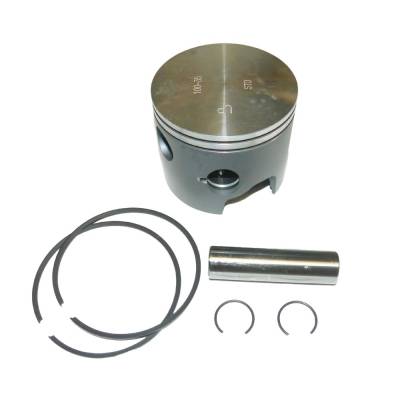 Rareelectrical - New 3.672" Bore 0.030" Over Piston Kit Compatible With Mariner Mercury 3 Cyl 3.375 Bore Looper 90 Hp