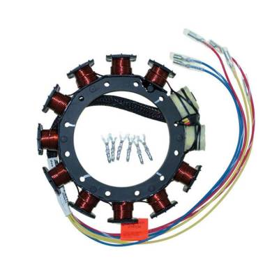 Rareelectrical - New Stator Compatible With Chrysler/Force Mariner Mercury 3 Cyl 3.375 Bore Looper 80 Hp 4 Cyl 3.375