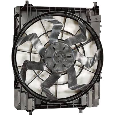 Rareelectrical - New Dual Radiator And Condenser Fan Compatible With Mercedes-Benz Gle450 Gle580 4Matic Exclusive