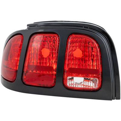 Rareelectrical - New Left Tail Lights Compatible With Ford Mustang 3.8L 4.6L 1996 1997 1998 By Part Numbers Fo2800142