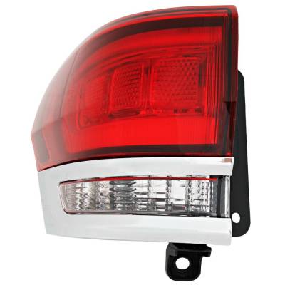 RAREELECTRICAL - New Left Tail Lights Compatible With Jeep Grand Cherokee Grand Cherokee Wk 3.0L 3.6L 5.7L 2014 2015