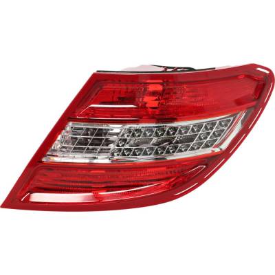Rareelectrical - New Right Tail Lights Compatible With Mercedes-Benz C230 C300 Sport C300 C350 C63 Amg C250 2008 2009