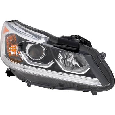 Rareelectrical - New Right Headlights Compatible With Honda Accord 2.4L 2016 2017 By Part Numbers Ho2503168c
