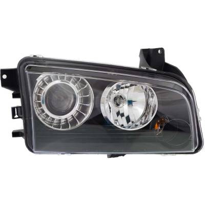 Rareelectrical - New Right Headlights Compatible With Dodge Charger 2008 2009 2010 By Part Numbers 4806442Ab-Pfm