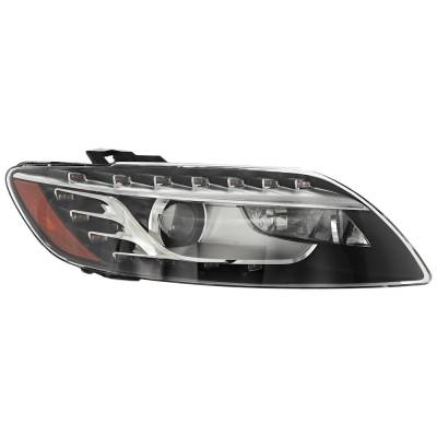 Rareelectrical - New Right Headlights Compatible With Audi Q7 3.0L 3.6L 4.2L 2010 2011 2012 2013 2014 2015 By Part