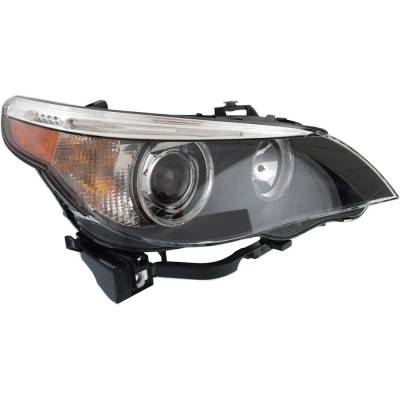 Rareelectrical - New Right Headlights Compatible With Bmw 545I 525I 530I 525Xi 550I M5 530Xi 2004 2005 2006 2007 By