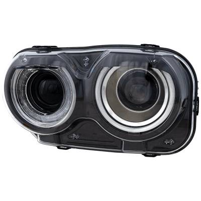 Rareelectrical - New Left Headlights Compatible With Dodge Challenger 2015 2016 2017 2018 2019 2020 2021 2022 2023 By