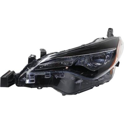 Rareelectrical - New Left Headlights Compatible With Toyota Corolla 1.8L 2017 2018 2019 By Part Numbers To2502249c