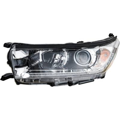 Rareelectrical - New Left Headlights Compatible With Toyota Highlander 2.7L 3.5L 2017 2018 By Part Numbers To2502258