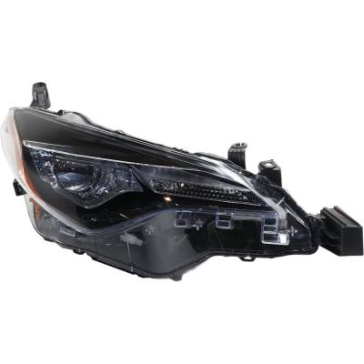 Rareelectrical - New Right Headlights Compatible With Toyota Corolla 1.8L 2017 2018 2019 By Part Numbers To2503249c
