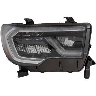Rareelectrical - New Right Headlights Compatible With Toyota Sequoia 5.7L 2018 2019 2020 2021 2022 By Part Numbers