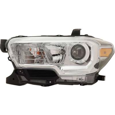 Rareelectrical - New Left Headlights Compatible With Toyota Tacoma 2.7L 3.5L 2019 2020 2021 2022 2023 By Part Numbers