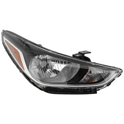 Rareelectrical - New Right Headlights Compatible With Hyundai Accent 1.6L 2018 2019 2020 2021 2022 By Part Numbers